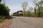 NS 4028 and 1111 take train 260 east through Thompsontown PA